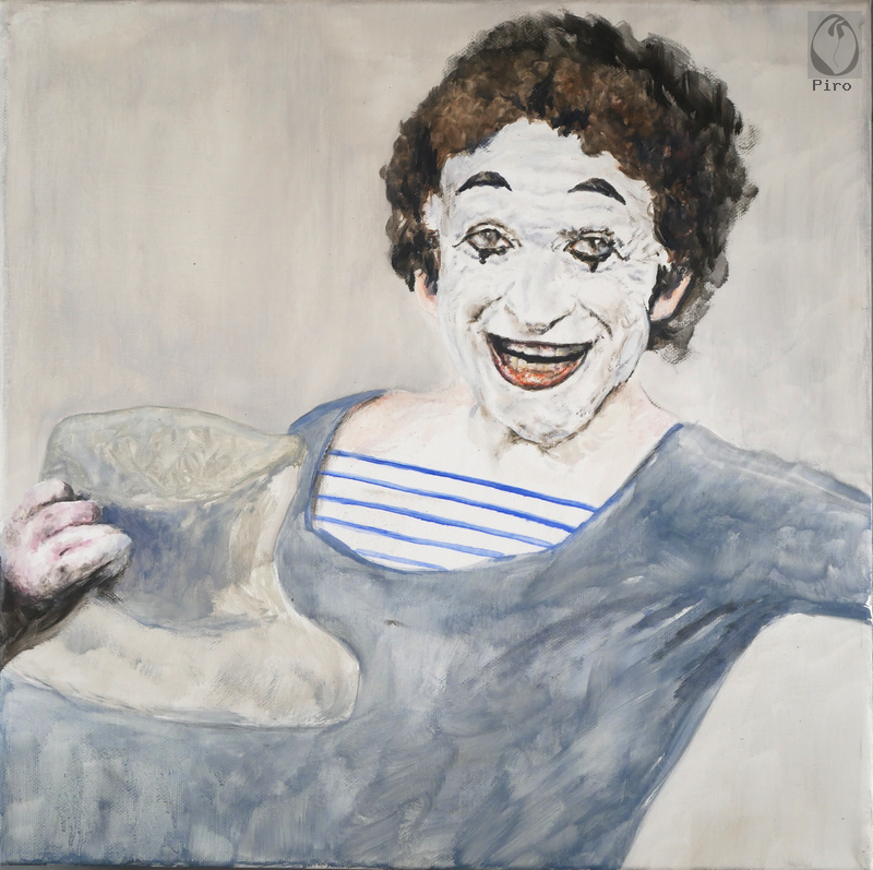 oil on canvas - olio su tela di Piro
